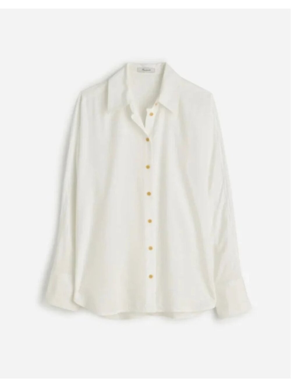 Madewell Relaxed Dolman Button-Up Long Sleeve Shirt Size S